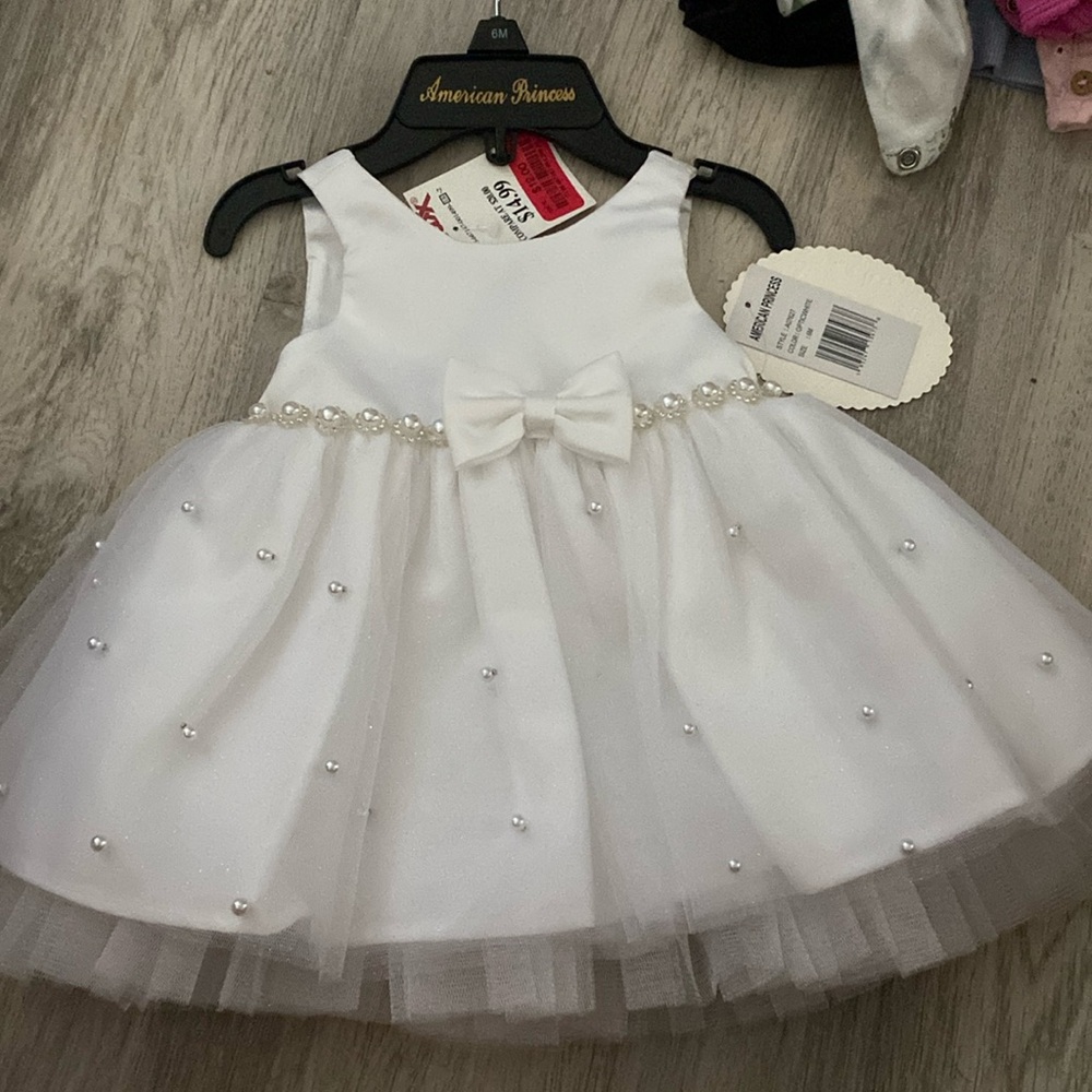 White baby dress